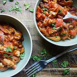 Chicken, Chorizo and Borlotti Bean