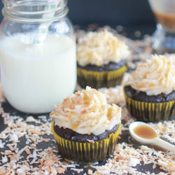 Coconut Caramel Cupcakes