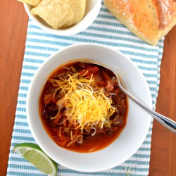 Espresso Black Bean Chili