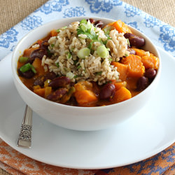 Butternut Squash and Red Bean Stew