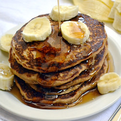 Whole Wheat Oatmeal Pancakes