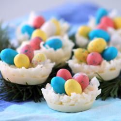 White Chocolate & Coconut Egg Nests