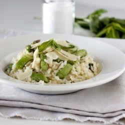 Asparagus and Mint Risotto