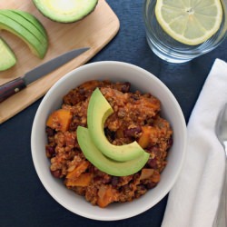 Sweet Potato & Quinoa Chili