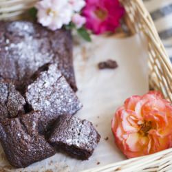 Chocolate & Rosewater Brownies