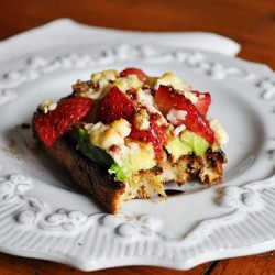 Strawberry Avocado Sandwich