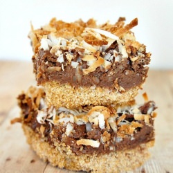 Coconut Chocolate Cream Bars