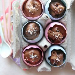 Chocolate Mousse Easter Eggs