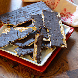 Chocolate Covered Matzah