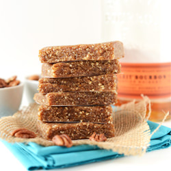Boozy Pecan Pie Bars