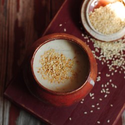 Rice and Toasted Sesame Seed Pudding