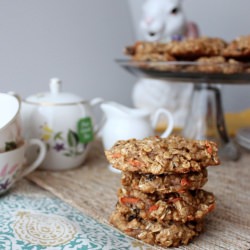 Carrot Oatmeal Raisin Cookies