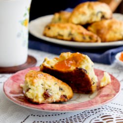 Cherry Vanilla Scones