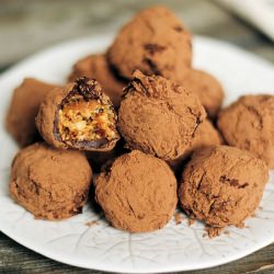 Peanut Butter and Bacon Truffles