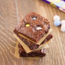 Mini Cadbury Egg Brownies