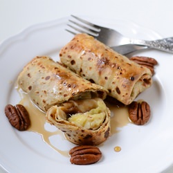 Baked Oatmeal Pancakes with Banana