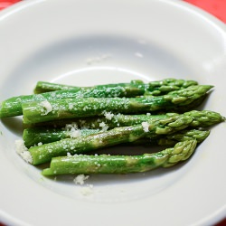 Asparagus with Garlic & Parmesan