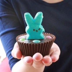 Peeps Cookie Butter Chocolate Cups