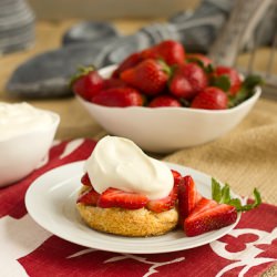 Strawberry Shortcake with Mousse