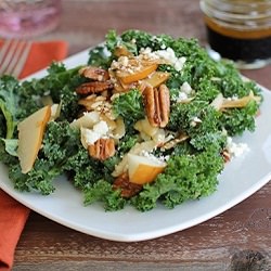 Kale Salad with Roasted Pecans