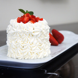 Tres Leches and Strawberry Cake
