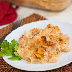 LIGHT King Ranch Chicken Casserole