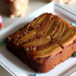 Chocolate Peanut Butter Banana Cake