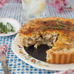 Shiitake Mushroom Quiche GlutenFree
