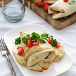 Chicken and Kale Chimichangas