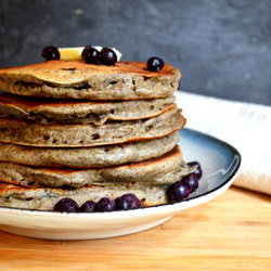 Blueberry Buckwheat Pancakes