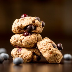 Blueberry Almond Meal Cookies