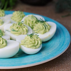 Avocado Deviled Eggs