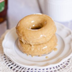 Vegan Baked Maple Doughnuts