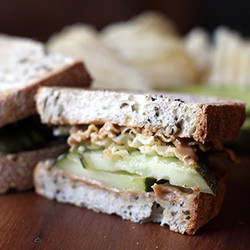 Peanut Butter & Pickle Sandwich