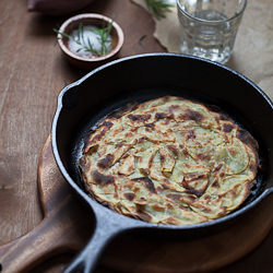 Asian Yam Galette