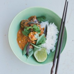 Tomato + Eggplant Curry