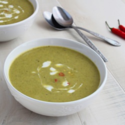 Thai Cream of Leek Soup