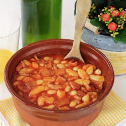 Beans with Squid