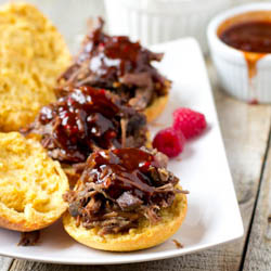 Raspberry BBQ Sliders