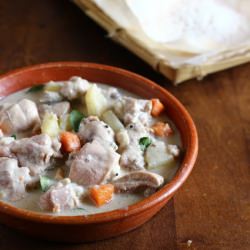 Palappam and Chicken Stew