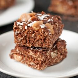 GF Coconut PB Chocolate Bars