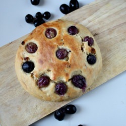 Grape and Raisin Flatbread
