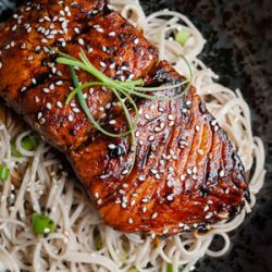Teriyaki Salmon with Soba Noodles