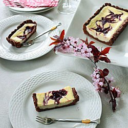 Yogurt Tart with Berry Jam