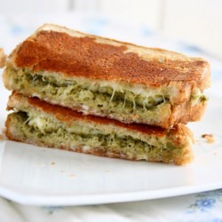 Grilled Cheese Pesto Sandwich