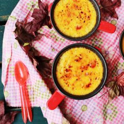 Persimmon Creme Brulee