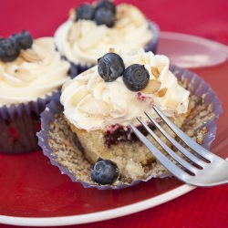 Blueberry Compote and Almond Cakes