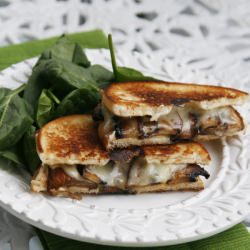Roasted Portabella Grilled Cheese