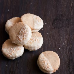 Chocolate Caramel Coconut Cookies