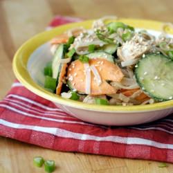Sesame Noodle Salad with Chicken